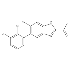 Triclabendazole sulphoxide结构式