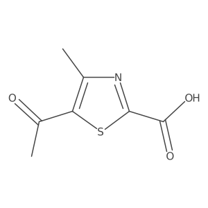 5-Acetyl-4-methylthiazole-2-carboxylic acid结构式