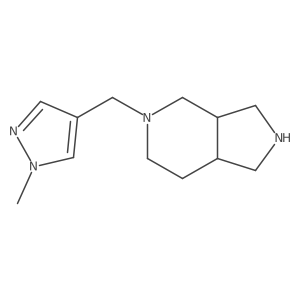 (3aS,7aS)-5-[(1-methylpyrazol-4-yl)methyl]-1,2,3,3a,4,6,7,7a-octahydropyrrolo[3,4-c]pyridine Structure