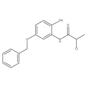 N-(5-Benzyloxy-2-hydroxy-phenyl)-2-chloro-propionamide Structure