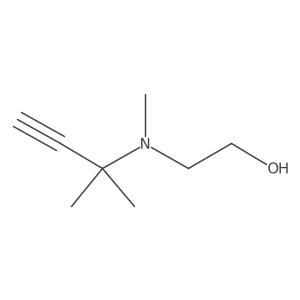 2-[(1,1-Dimethyl-prop-2-ynyl)-methyl-amino]-ethanol Structure