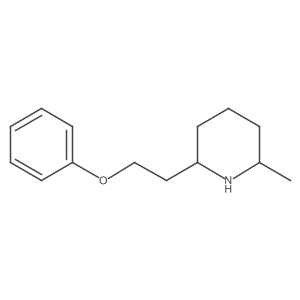 2-Methyl-6-(2-phenoxyethyl)piperidine Structure