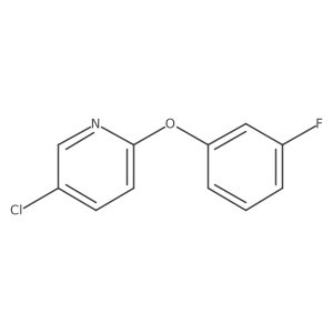 5-Chloro-2-(3-fluorophenoxy)pyridine Structure