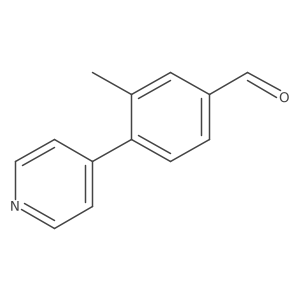 3-Methyl-4-(pyridin-4-yl)benzaldehyde结构式