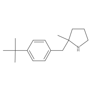 2-[(4-Tert-butylphenyl)methyl]-2-methylpyrrolidine Structure