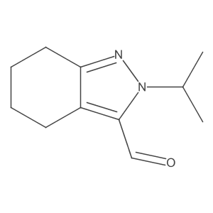 2-(Propan-2-yl)-4,5,6,7-tetrahydro-2H-indazole-3-carbaldehyde Structure