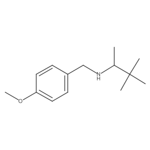 (3,3-Dimethylbutan-2-yl)[(4-methoxyphenyl)methyl]amine Structure