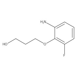 3-(2-Amino-6-fluorophenoxy)propan-1-ol Structure