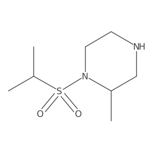 (2R)-2-methyl-1-(propane-2-sulfonyl)piperazine Structure