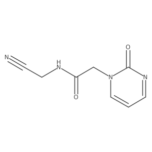 N-(Cyanomethyl)-2-(2-oxopyrimidin-1-yl)acetamide结构式