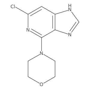4-(6-Chloro-1H-imidazo[4,5-c]pyridin-4-yl)morpholine Structure