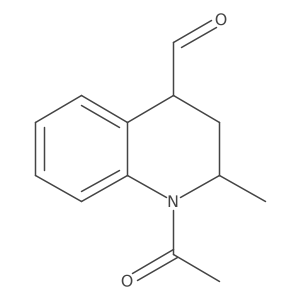 1-Acetyl-2-methyl-1,2,3,4-tetrahydroquinoline-4-carbaldehyde Structure