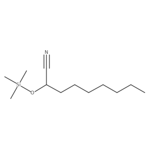 2-Trimethylsilanyloxy-nonanenitrile结构式