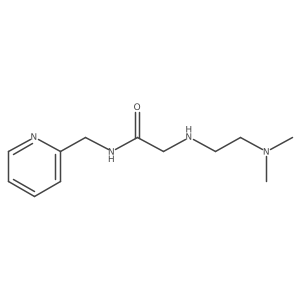 2-{[2-(dimethylamino)ethyl]amino}-N-(pyridin-2-ylmethyl)acetamide结构式