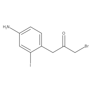 1-(4-Amino-2-iodophenyl)-3-bromopropan-2-one结构式