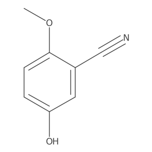 5-Hydroxy-2-methoxybenzonitrile结构式