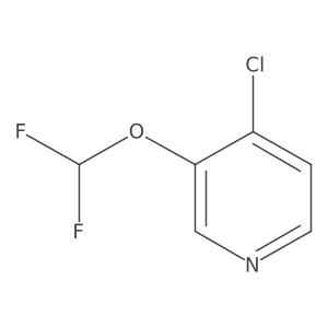 4-Chloro-3-(difluoromethoxy)pyridine Structure