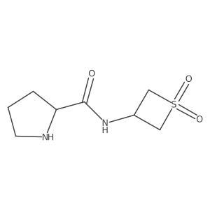(S)-N-(1,1-Dioxidothietan-3-yl)pyrrolidine-2-carboxamide Structure