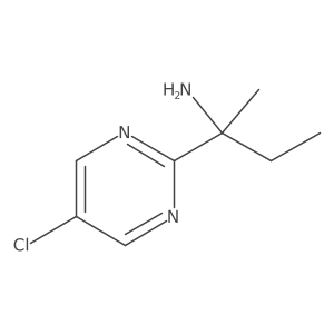 2-(5-Chloropyrimidin-2-yl)butan-2-amine结构式