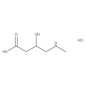3-Hydroxy-4-(methylamino)butanoic acid hydrochloride结构式