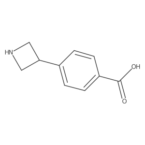 4-(Azetidin-3-yl)benzoic acid结构式