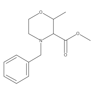 Methyl 4-benzyl-2-methylmorpholine-3-carboxylate Structure