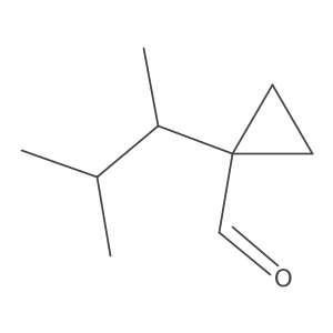 1-(3-Methylbutan-2-yl)cyclopropane-1-carbaldehyde Structure