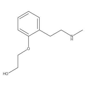 2-(2-(2-(Methylamino)ethyl)phenoxy)ethanol结构式