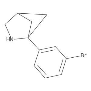 1-(3-Bromophenyl)-2-azabicyclo[2.1.1]hexane Structure