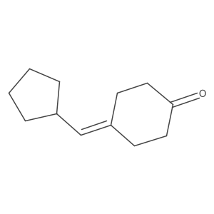 4-(Cyclopentylmethylidene)cyclohexan-1-one Structure