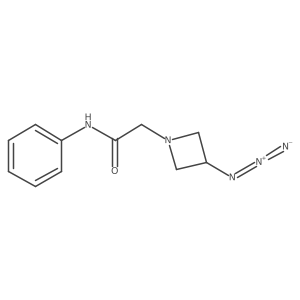 2-(3-azidoazetidin-1-yl)-N-phenylacetamide Structure