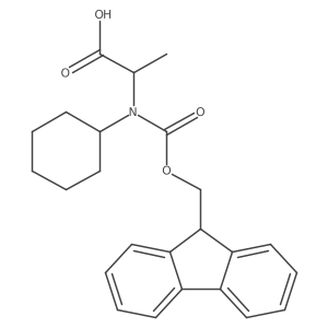 Fmoc-D-cyclohexylalanine Structure