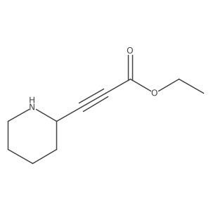 Ethyl 3-(piperidin-2-yl)prop-2-ynoate Structure