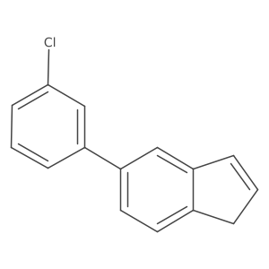 5-(3-chlorophenyl)-1H-indene Structure