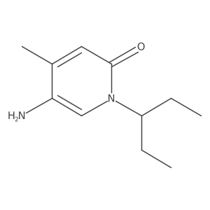 5-Amino-4-methyl-1-(pentan-3-yl)-1,2-dihydropyridin-2-one Structure