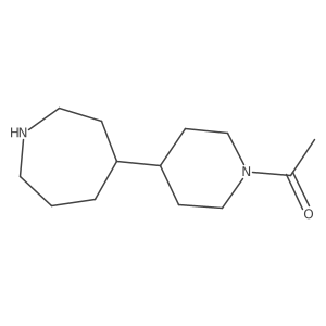 1-[4-(Azepan-4-yl)piperidin-1-yl]ethan-1-one结构式