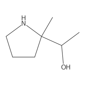 1-[(2S)-2-Methylpyrrolidin-2-yl]ethanol Structure