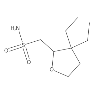 (3,3-Diethyloxolan-2-yl)methanesulfonamide结构式