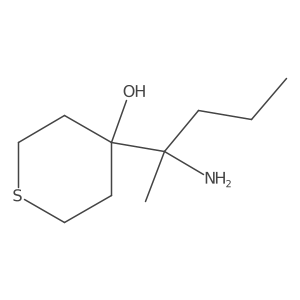 4-(2-Aminopentan-2-yl)thian-4-ol结构式