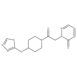 2-(2-(4-((1,3,4-thiadiazol-2-yl)oxy)piperidin-1-yl)-2-oxoethyl)pyridazin-3(2H)-one Structure