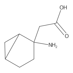 rac-2-[(1R,5S)-2-aminobicyclo[3.1.0]hexan-2-yl]acetic acid Structure