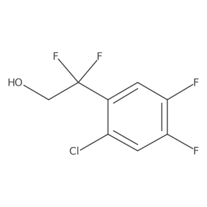 2-(2-Chloro-4,5-difluorophenyl)-2,2-difluoroethan-1-ol Structure