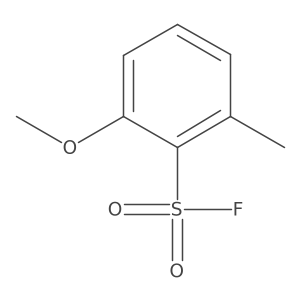 2-Methoxy-6-methylbenzene-1-sulfonyl fluoride结构式