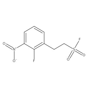 2-(2-Fluoro-3-nitrophenyl)ethane-1-sulfonyl fluoride Structure