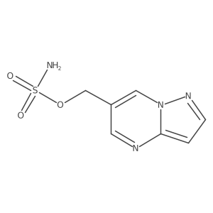{Pyrazolo[1,5-a]pyrimidin-6-yl}methyl sulfamate Structure