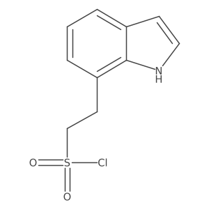 2-(1H-indol-7-yl)ethane-1-sulfonyl chloride结构式