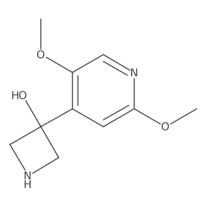 3-(2,5-Dimethoxypyridin-4-yl)azetidin-3-ol结构式