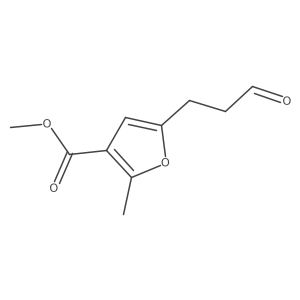 Methyl 2-methyl-5-(3-oxopropyl)furan-3-carboxylate结构式