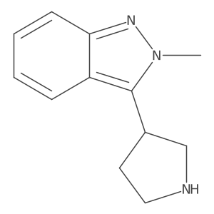 2-methyl-3-(pyrrolidin-3-yl)-2H-indazole Structure