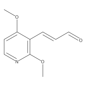 3-(2,4-Dimethoxypyridin-3-yl)prop-2-enal结构式